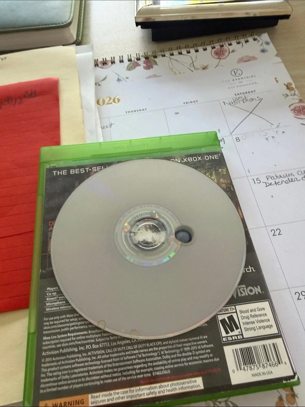 Microsoft Xbox One Madden NFL 16 - Blue Game Disc